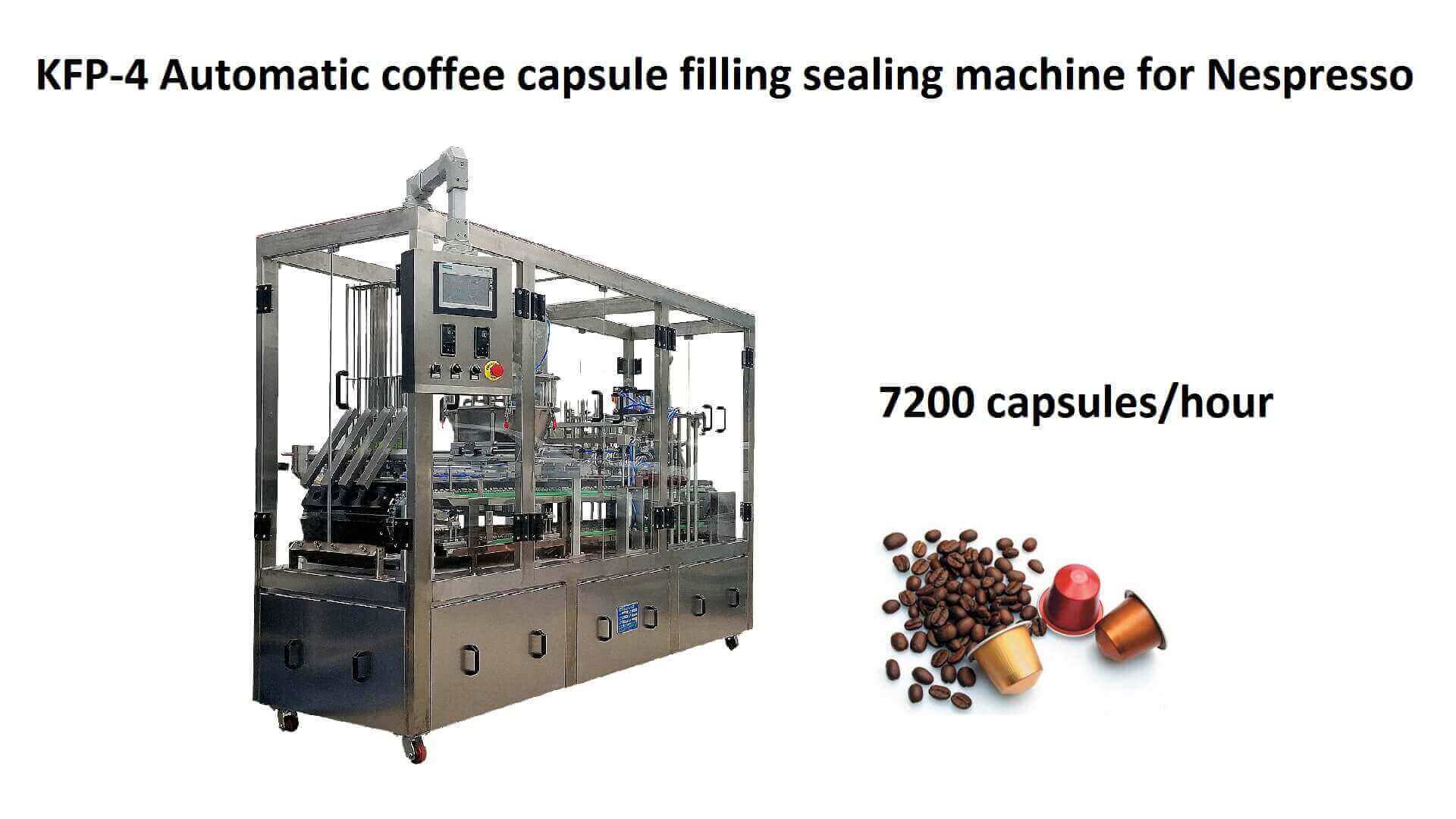 2019年4月10日，一台KFP-4高速雀巢咖啡胶囊灌装封口机顺利交付客户